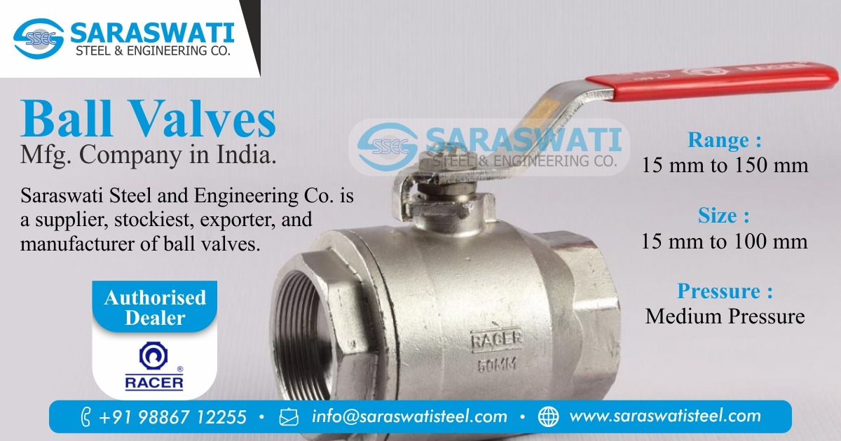 Ball Valves Manufacturer & Suppliers in Bangalore