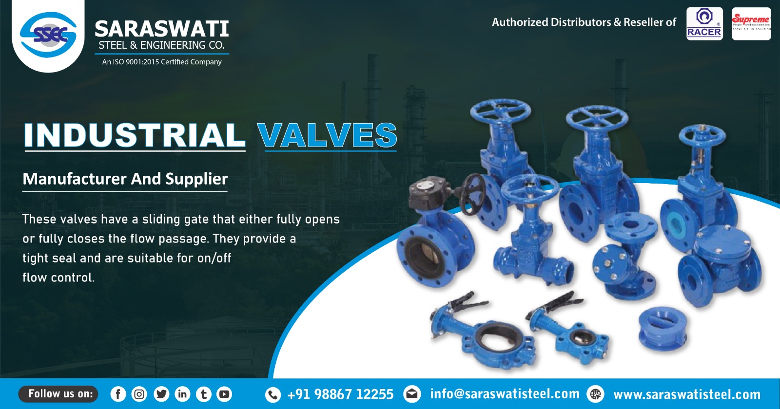 Manufacturer and Supplier of Industrial Valve