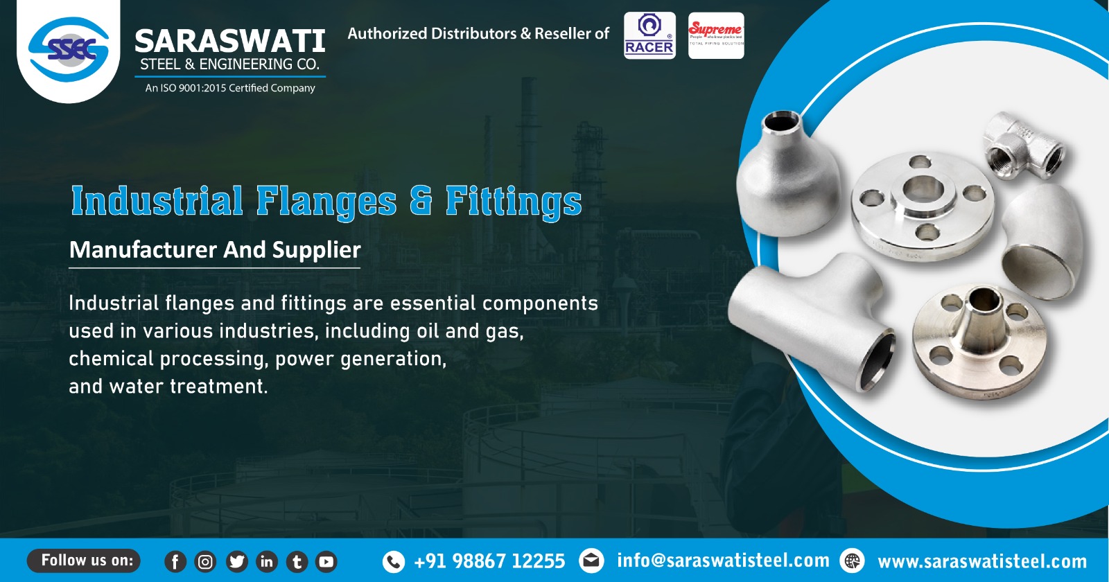 Supplier of Industrial Flanges & Fittings in Visakhapatnam