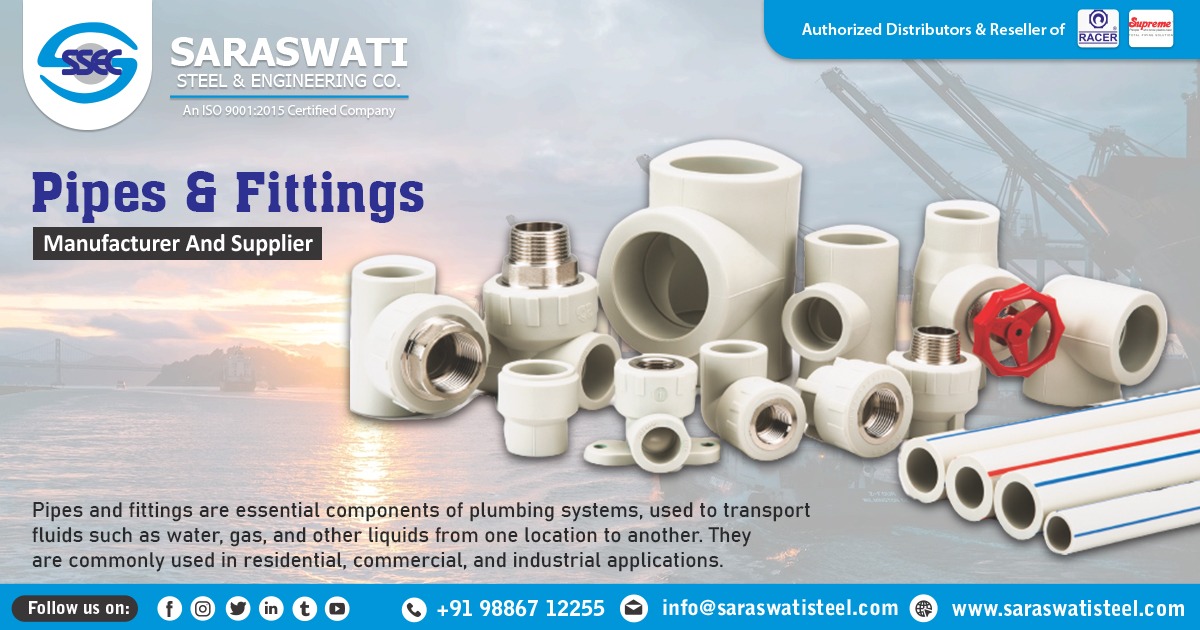 Supplier of Pipes and Fittings in Chennai