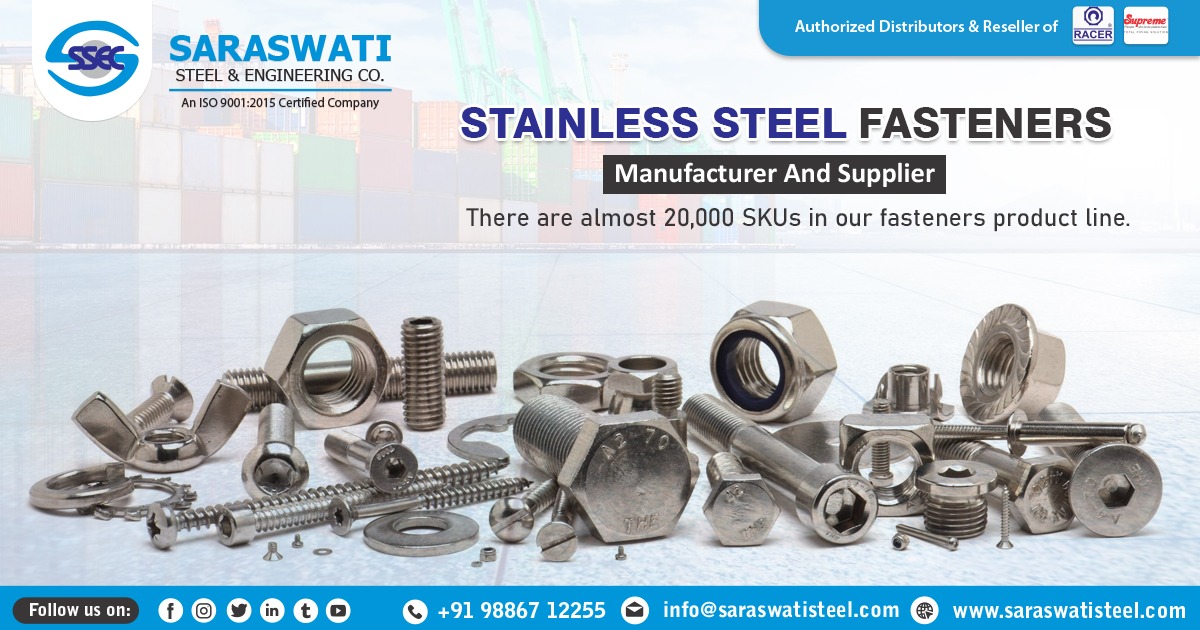 Supplier of Stainless Steel Fasteners in Karnataka