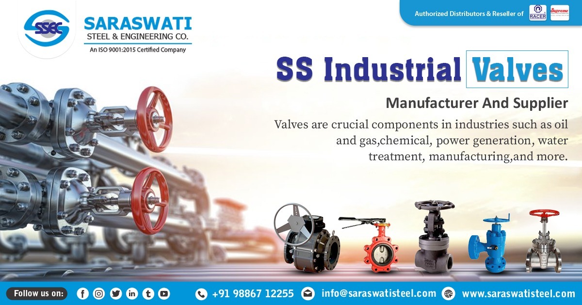 Supplier of SS Industrial Valve in Karnataka