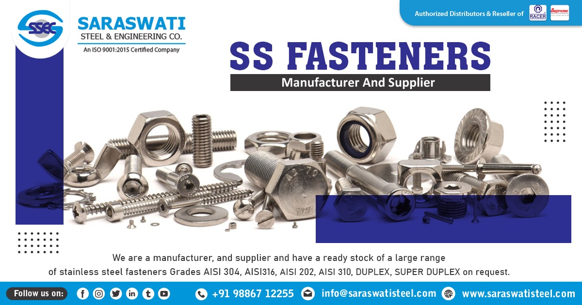 Supplier of Stainless Steel Fasteners in Kalaburagi